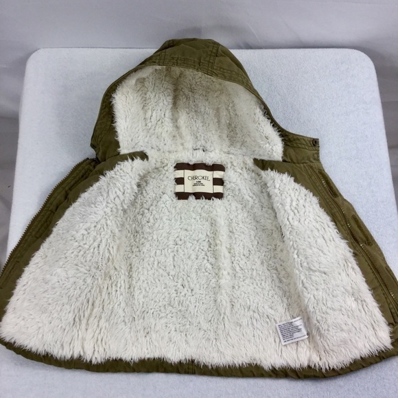 Cherokee Hooded Utility Field Jacket Size 12 Months - Picture 8 of 15